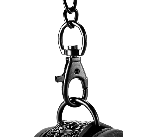 Оковы BLAZE LUXURY ANKLE CUFF CROCO BLACK