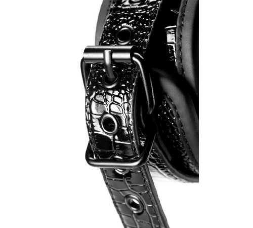 Оковы BLAZE LUXURY ANKLE CUFF CROCO BLACK