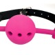 Воздухопроницаемый кляп NeDlyaSkuki Gag Ball, Темно-розовый