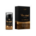 Жидкий вибратор Intt Vibration Coffee (15 мл), густой гель, очень вкусный, действует до 30 минут