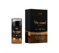 Рідкий вібратор Intt Vibration Coffee (15 мл), густий гель, дуже смачний, діє до 30 хвилин