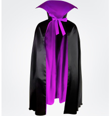 Плащ Дракулы на Хэллоуин Черно/Фиолетовый