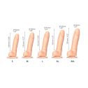 Реалистичный фаллоимитатор Strap-On-Me Sliding Skin Realistic Dildo Vanille - XL, эффект подвижной кожи