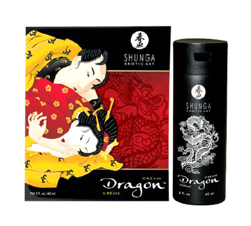 Стимулювальний крем для пар Shunga SHUNGA Dragon Cream (60 мл), ефект тепло-холод та поколювання