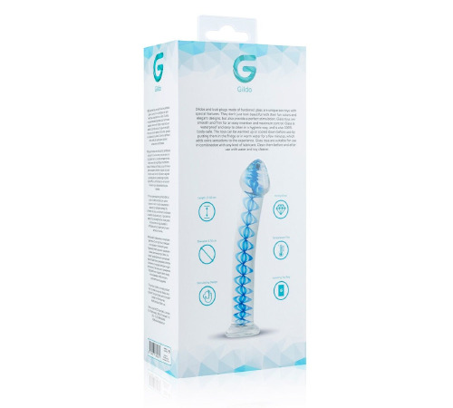 Скляний дилдо Gildo Glass Dildo No. 4
