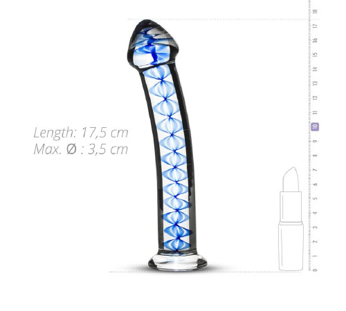 Скляний дилдо Gildo Glass Dildo No. 4