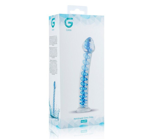 Скляний дилдо Gildo Glass Dildo No. 4