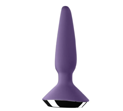 Анальна пробка з двома моторами та керуванням телефоном Satisfyer Plug-ilicious 1 Purple