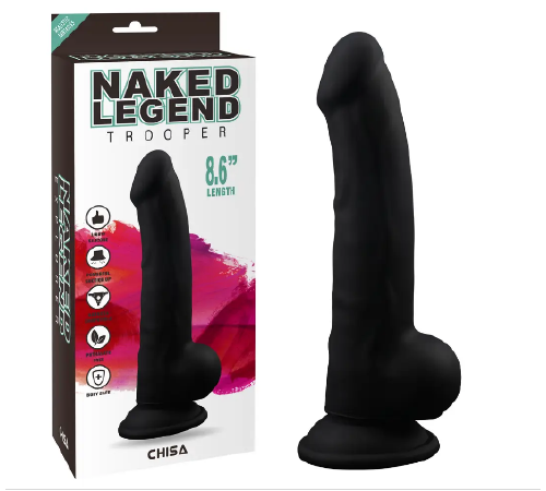 Подвійний фалоімітатор на присосці Chisa Naked Legend Stripper 8.5