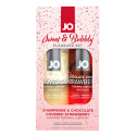 Набор лубрикантов System JO Sweet&Bubbly — Champagne & Chocolate Covered Strawberry (2×60 мл)