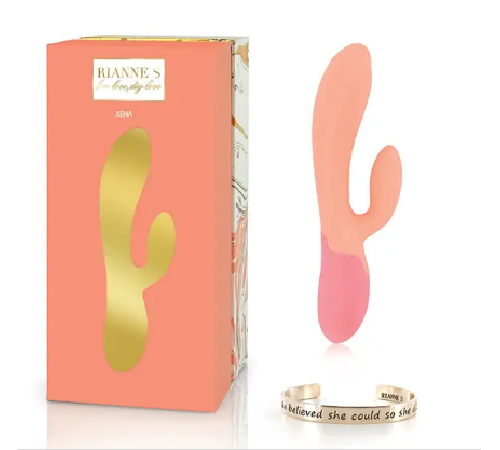 Вибратор Rianne S Essentials Xena Rabbit Vibrator Perzik & Koraal