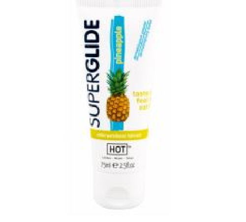 Їстівний лубрикант на водній основі Superglide Pineapple, 75 мл