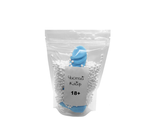 Крафтовое мыло-член с присоской Чистый Кайф Blue size M, натуральное