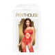 Бодистокинг с вырезом на животике Penthouse - Hot Nightfall Red S/L
