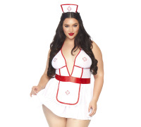 Костюм медсестры Leg Avenue Nightshift Nurse XL/XXL, платье, трусики, шапочка