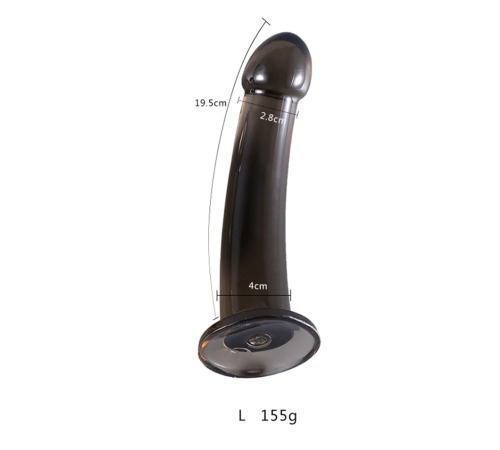 Фаллоимитатор на присоске Jiuxi, L, Черный