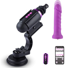 Мини секс-машина Hismith Mini Capsule Sex-Machine with Strong Suction Cup, мощная, перезаряжаемая