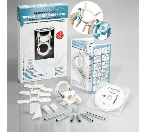 Экстендер для увеличения члена PeniMaster Chrome, ремешковый, очень надежный