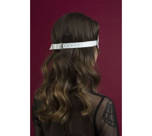 Маска на лицо Feral Feelings - Mistery Mask, натуральная кожа, белая