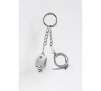 Брелок Наручники з пряжкою Білий