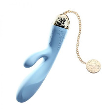 Вибромассажер - кролик с функцией управления со смартфона ZALO Rosalie, Royal Blue