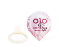 Ультратонкие презервативы OLO с пупырышками и линиями, 1шт.