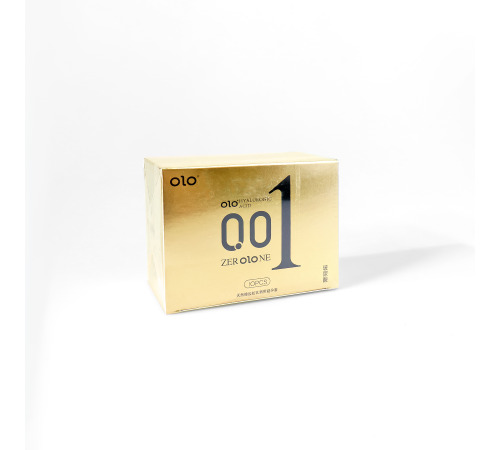 Ультратонкие презервтивы ZER OLO NE Gyaluronic 001, с эффектом пролонгации
