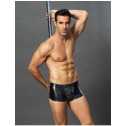 Еротичні чоловічі лакові труси зі шнурівкою One Size Black