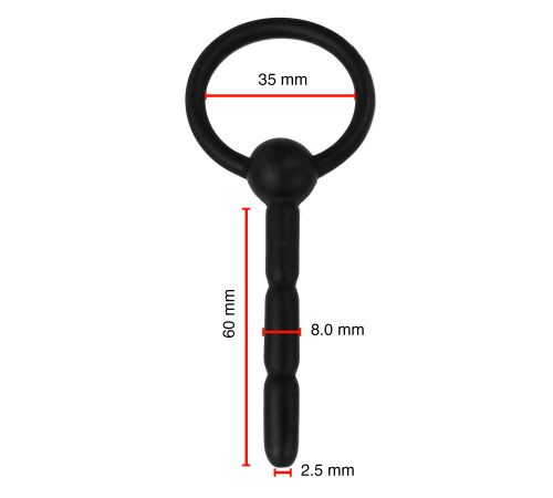 Силіконовий уретральний катетер №3