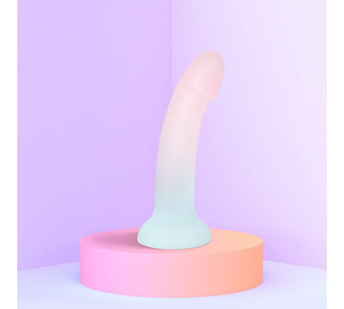 Дилдо з градієнтом та блискітками Love To Love Dildolls — Galactica, ультрам’який