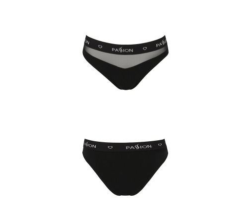 Трусики с прозрачной вставкой Passion PS006 PANTIES black, size XL