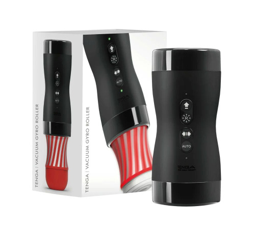 Автоматический мастурбатор Tenga VACUUM GYRO ROLLER, ротация и вакуум, совместим с Tenga Cup