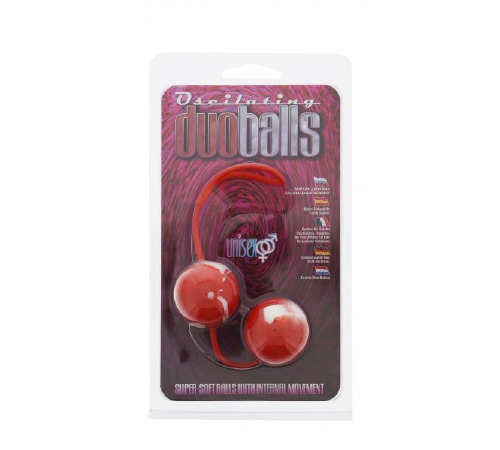 Шарики вагинальные MARBILIZED DUO BALLS - RED