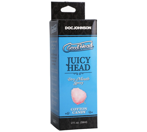 Doc Johnson GOODHEAD - JUICY HEAD - DRY MOUTH SPRAY - COTTON CANDY 2 FL. OZ