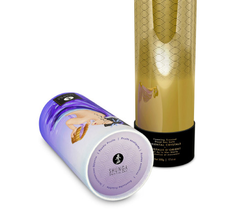 Соль для ванны Shunga Oriental Crystals Bath Salts – Exotic Fruits (500 г), соль Мертвого моря