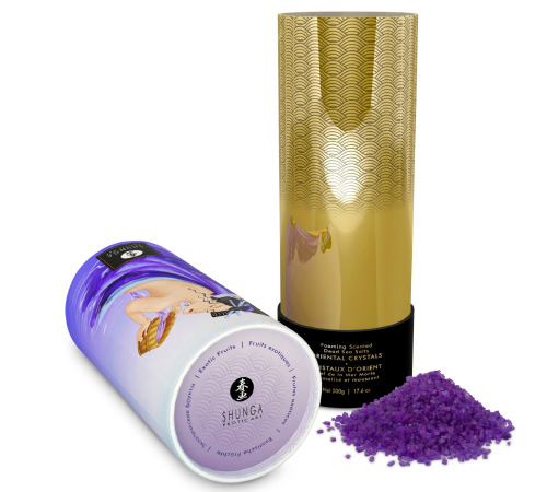 Соль для ванны Shunga Oriental Crystals Bath Salts – Exotic Fruits (500 г), соль Мертвого моря