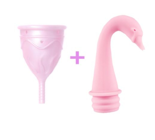 Менструальна чаша Femintimate Eve Cup розмір S з переносним душем, діаметр 3,2 см