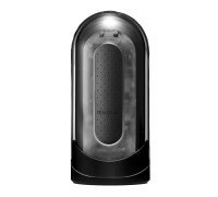 Вібромастурбатор Tenga Flip Zero Electronic Vibration Black, змінна інтенсивність, розкладний