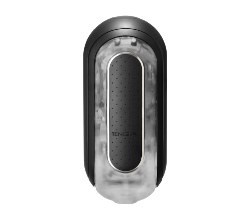 Вібромастурбатор Tenga Flip Zero Electronic Vibration Black, змінна інтенсивність, розкладний