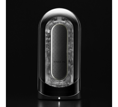 Вібромастурбатор Tenga Flip Zero Electronic Vibration Black, змінна інтенсивність, розкладний