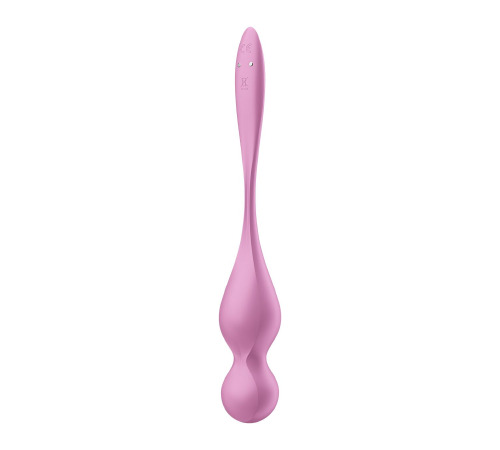 Вагинальные смарт-шарики с вибрацией Satisfyer Love Birds 1 Connect App Pink, 78 г
