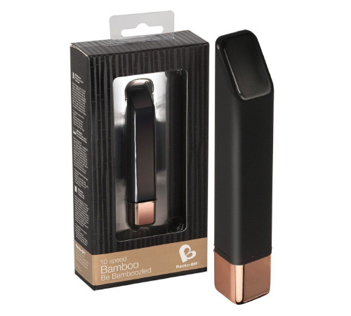 Вібратор Rocks Off Bamboo Noir Gold