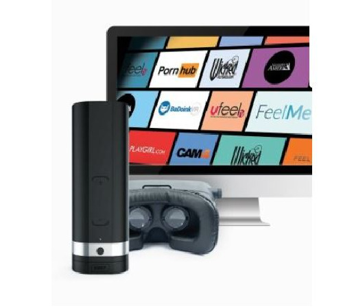 Интерактивный мастурбатор Kiiroo Onyx 2, 10 сжимающихся колец, не надо двигать, теледильдоника