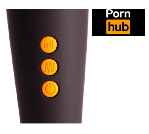 Вибромассажер с тремя насадками Pornhub Supercharge Wand Set, мощный
