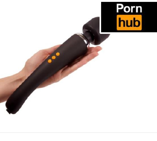 Вибромассажер с тремя насадками Pornhub Supercharge Wand Set, мощный