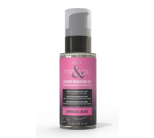 Массажное масло Sensuva Me&You - Sensual Bliss (Pink Grapefruit & Vanilla Bean) 59 мл