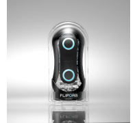 Мастурбатор Tenga Flip Orb Strong — Blue Rush, з можливістю зміни тиску та стимулювальними кульками