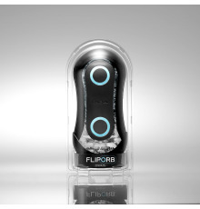 Мастурбатор Tenga Flip Orb Strong — Blue Rush, с изменяемым сжатием, со стимулирующими шариками