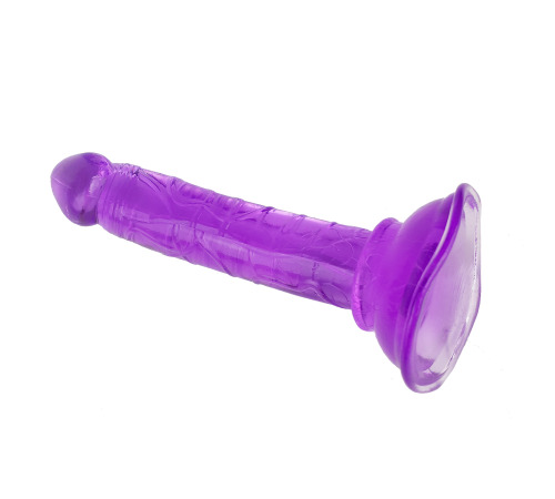 Гелевый мини фаллоимитатор на присоске Mini Fallos, Фиолетовый