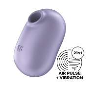 Вакуумный стимулятор с вибрацией Satisfyer Pro To Go 2 Violet